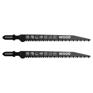 Пилка для электролобзика по дереву KWB 626265 чистый рез, 2 шт.