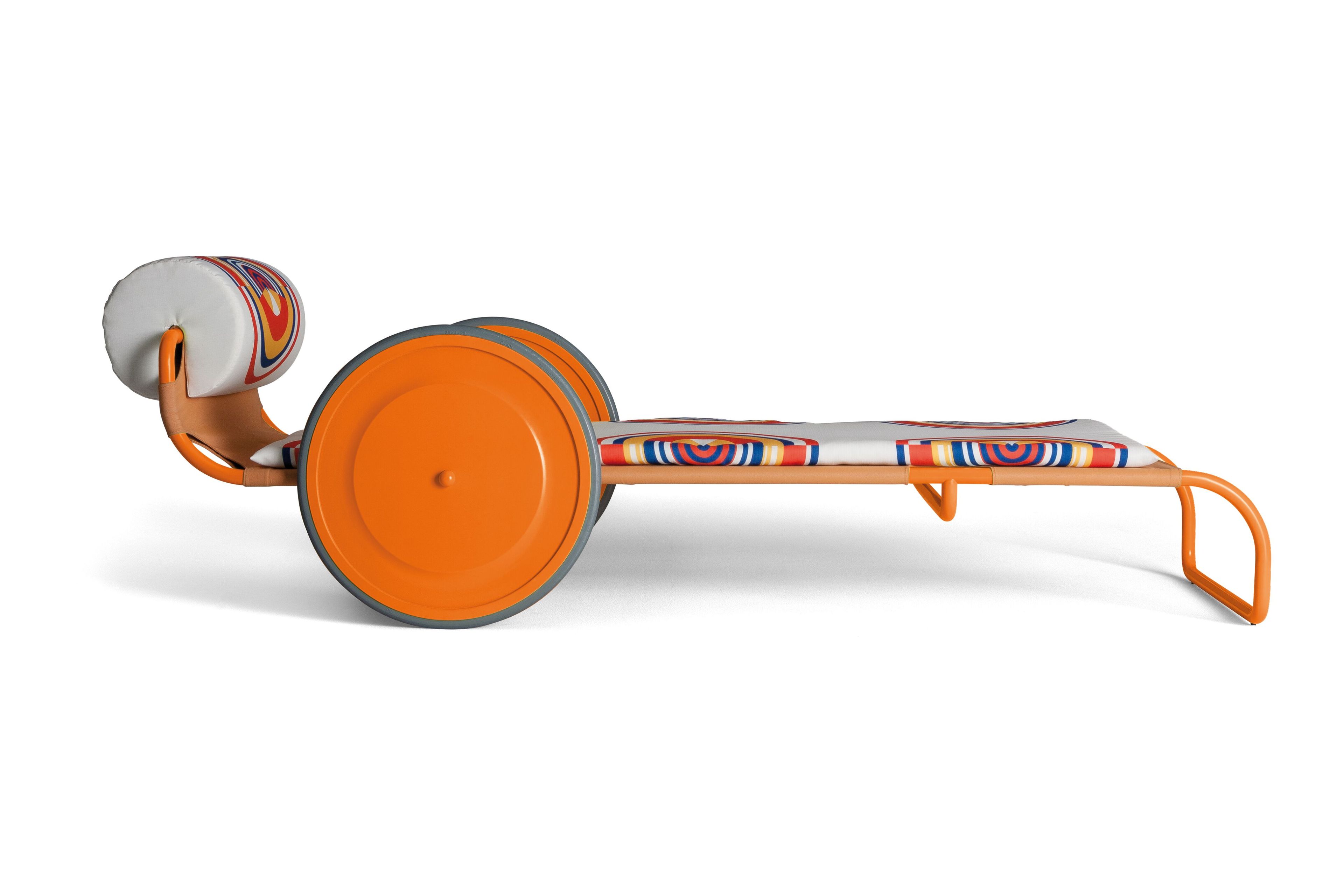 Садовая кровать из нержавеющей стали и ткани с колесами Exteta Locus Solus ARCH-00024677 - Вид №13