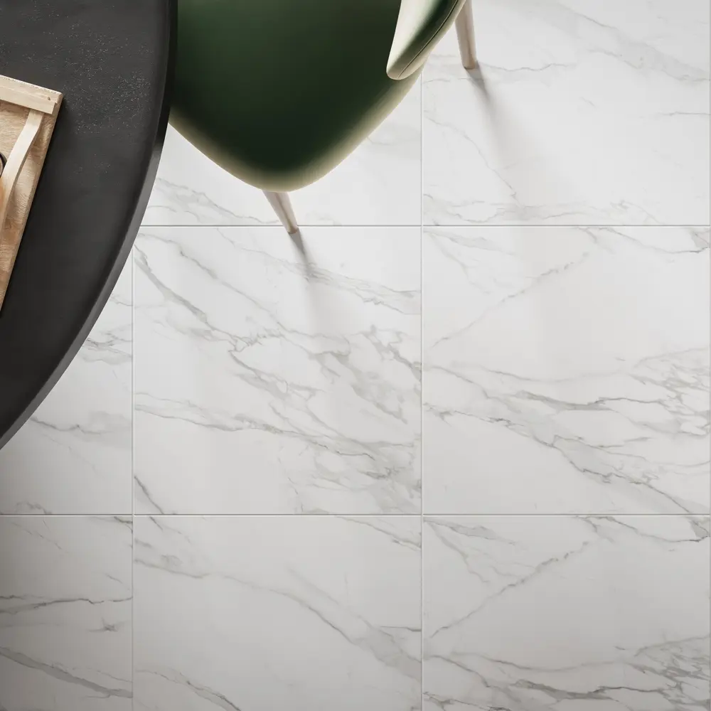 Керамогранит Gracia Ceramica Marbella 59.4×59.4 см белый матовый 89419148 STLM-1569089