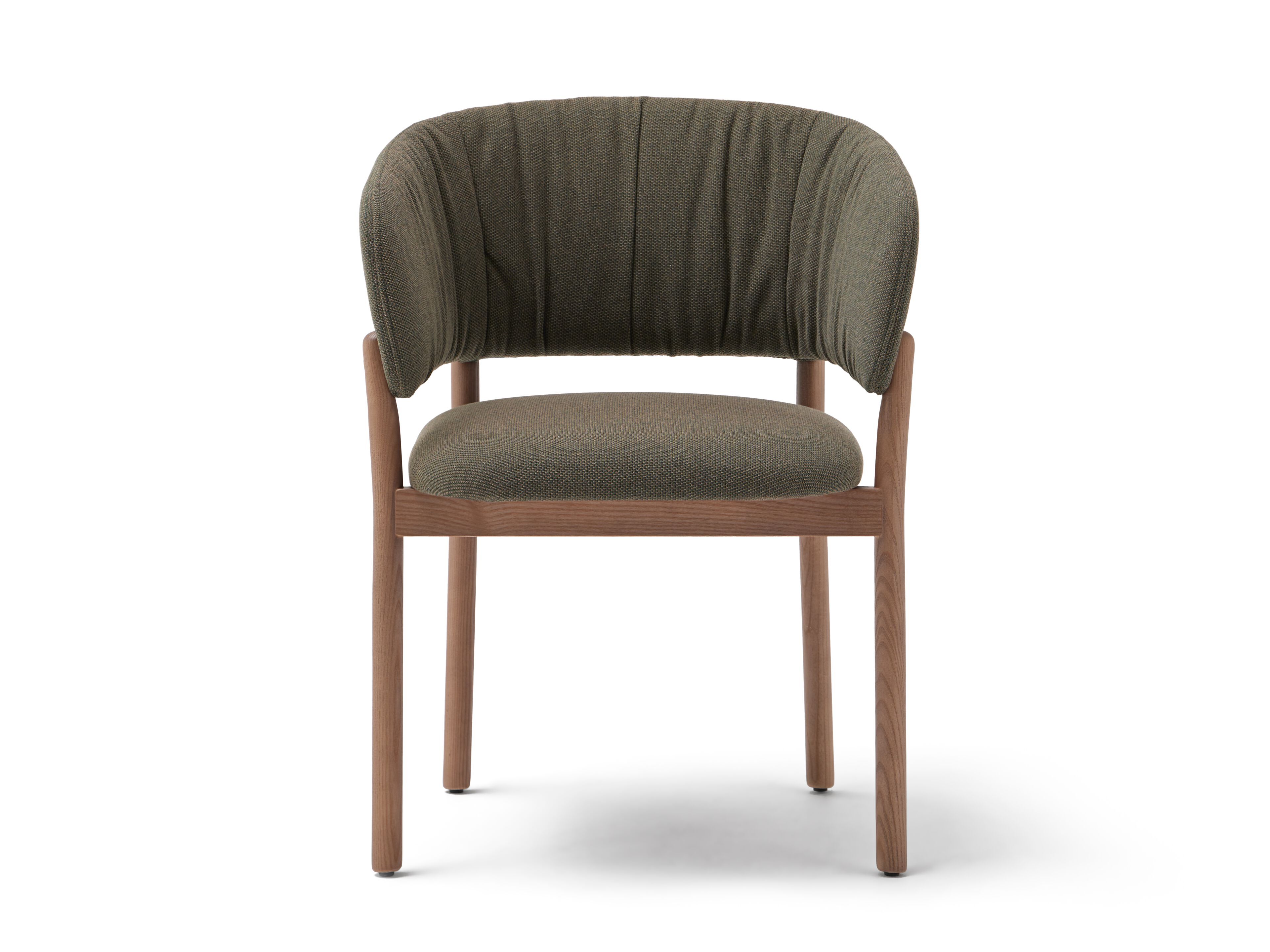 Мягкий тканевый стул с подлокотниками Blasco&Vila RC Wood Soft ARCH-00046391