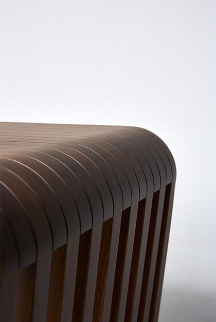 REDA AMALOU DESIGN Скамейка из ореха Link sun-id-1391094 - Вид №2