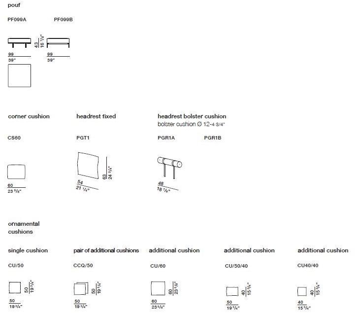 Molteni & C. Модульный угловой диван из ткани sun-id-1410620 - Вид №6