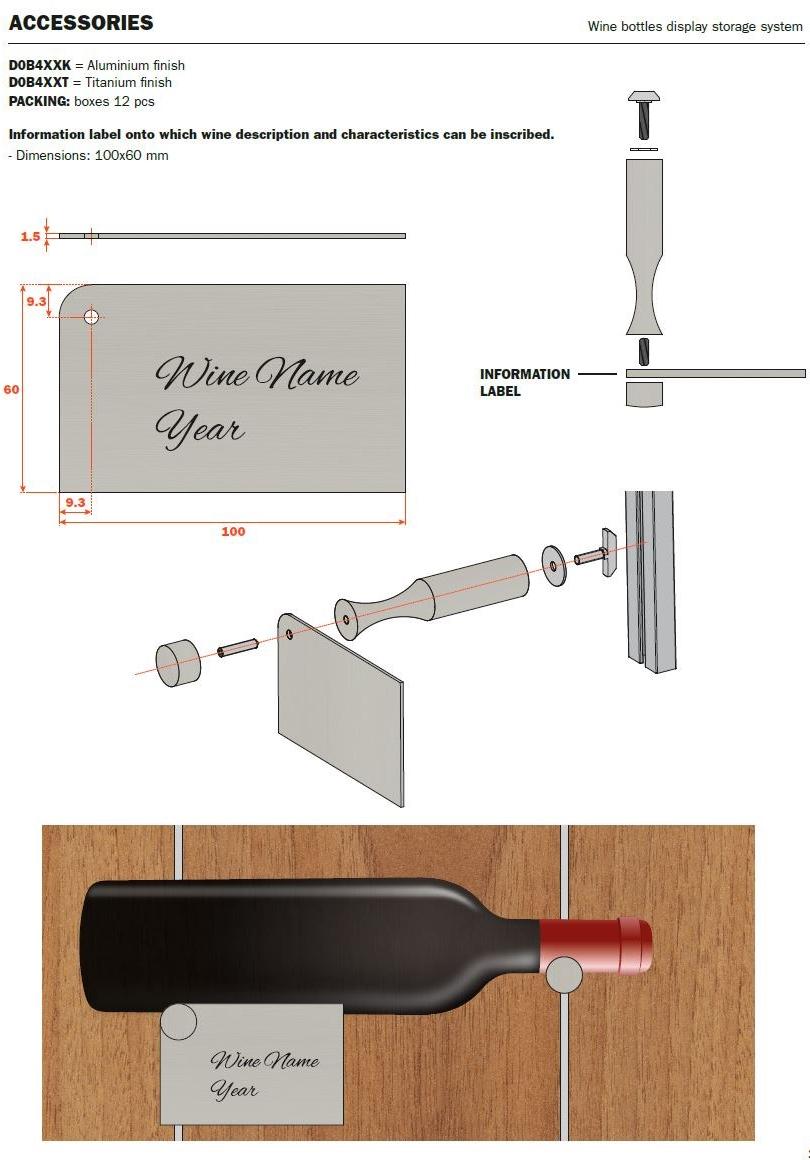 SALICE Система расстановки бутылок Pin sun-id-1441917 - Вид №6