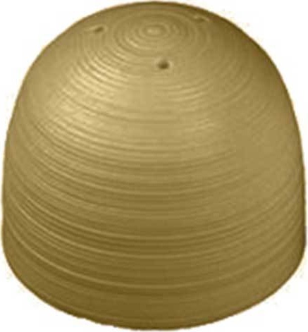 10559574 JL Coquet Солонка 4см "Хемисфер" (золотой) Фарфор 