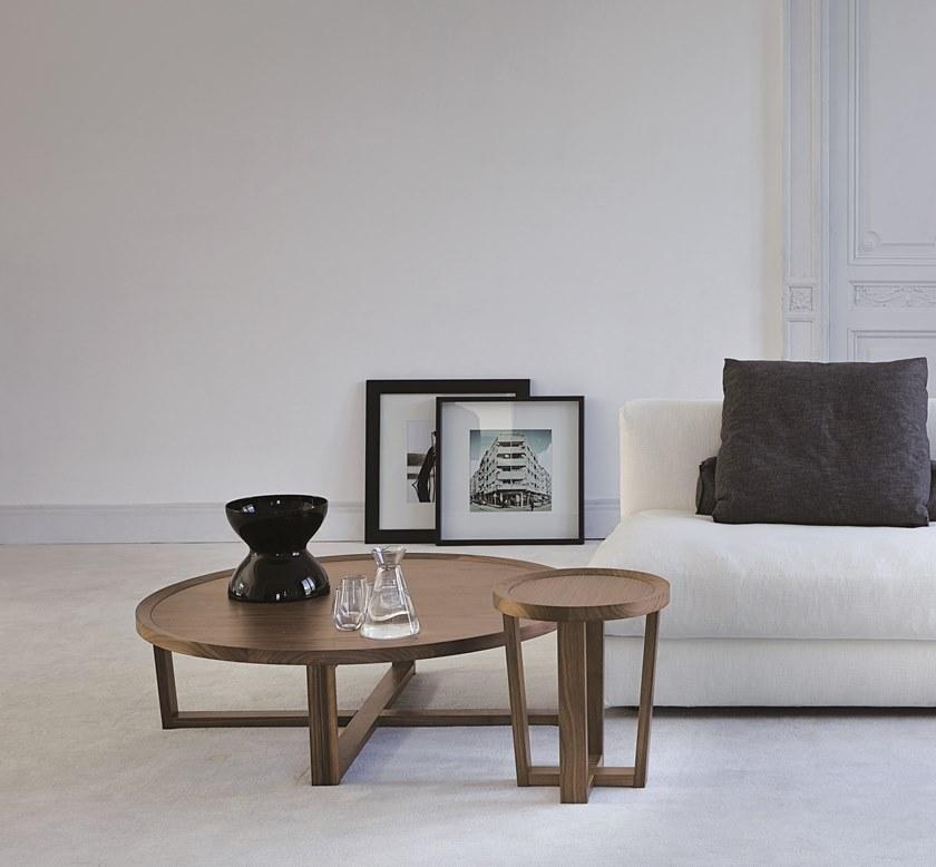 Vibieffe Круглый деревянный журнальный столик 9500 9500053  - Вид №2