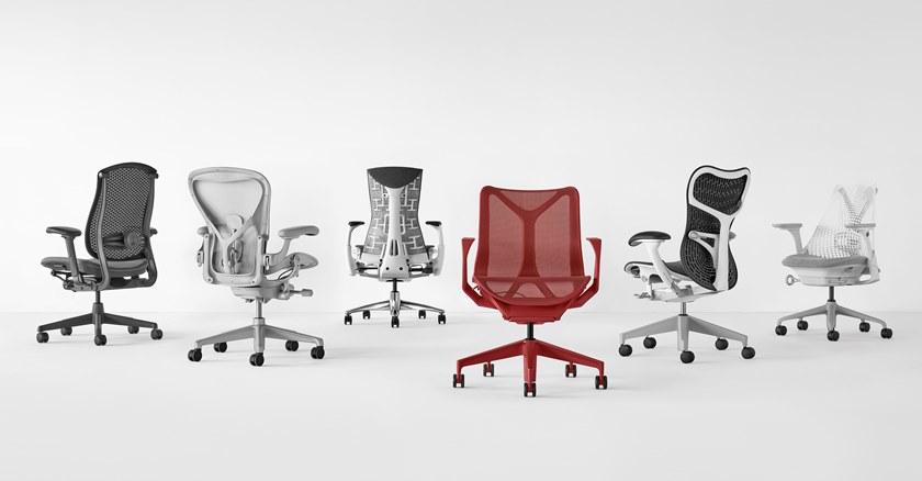 Herman Miller Эргономичное офисное кресло с низкой спинкой Cosm sun-id-1429476 - Вид №14