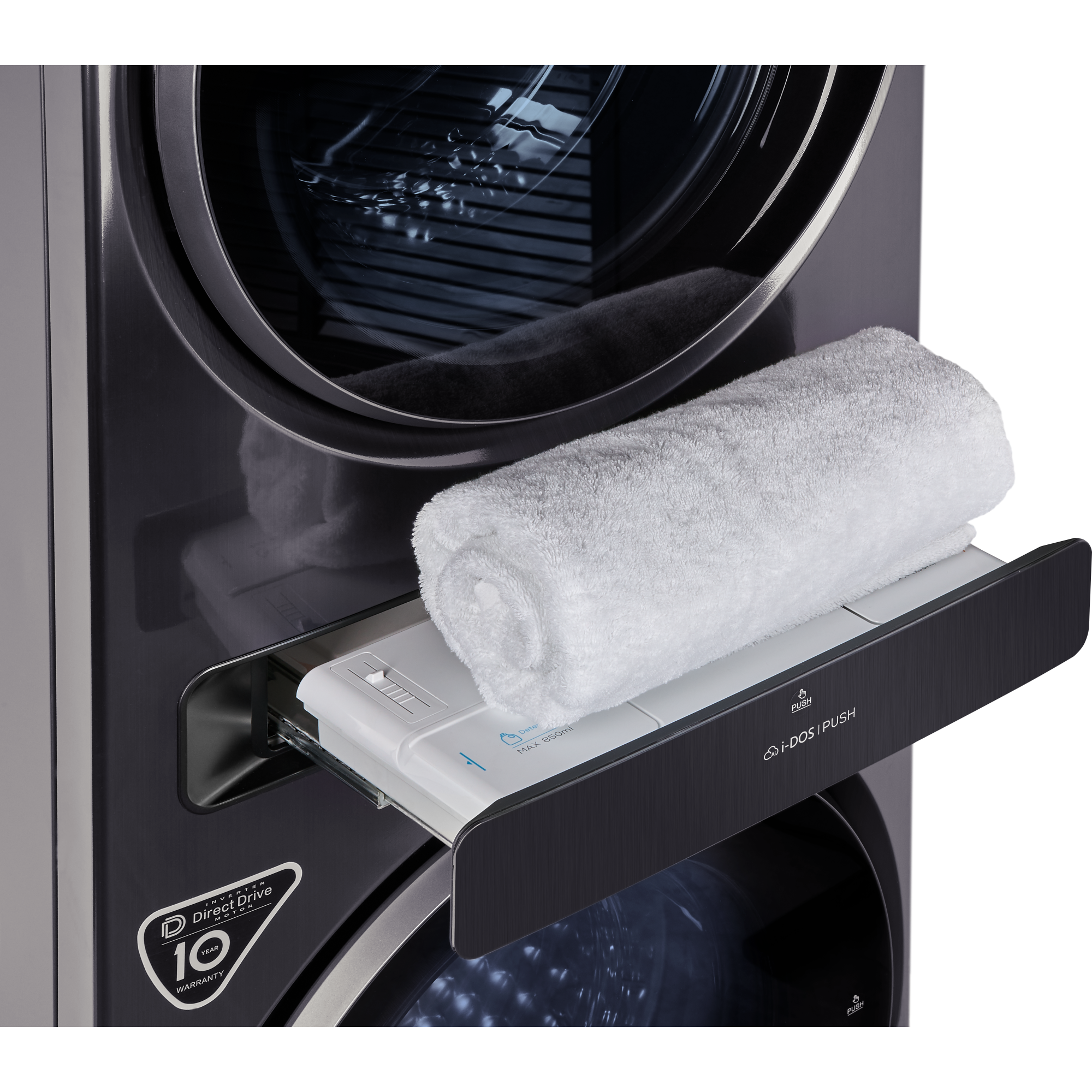 9171883 Стирально-сушильная машина HIBERG TOWER i-DD 107-612 Sd серый STDN-0122866 - Вид №10