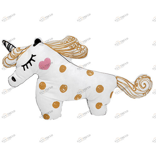 Игрушка-подушка Unicorn 45 х 25 см золотая VAMVIGVAM  00-3830891 Разноцветный Santreyd 