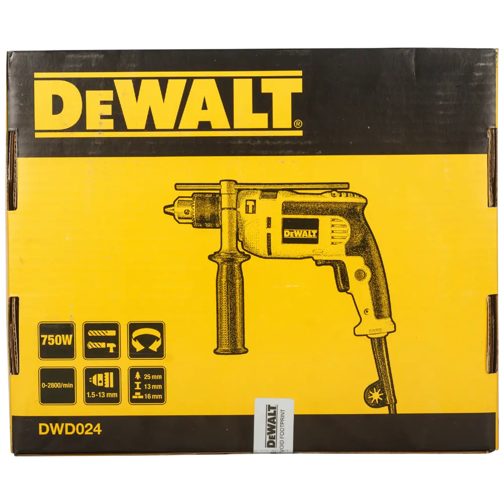 Дрель сетевая ударная DeWalt DWD 024, 650 Вт STLM-2021705 - Вид №2