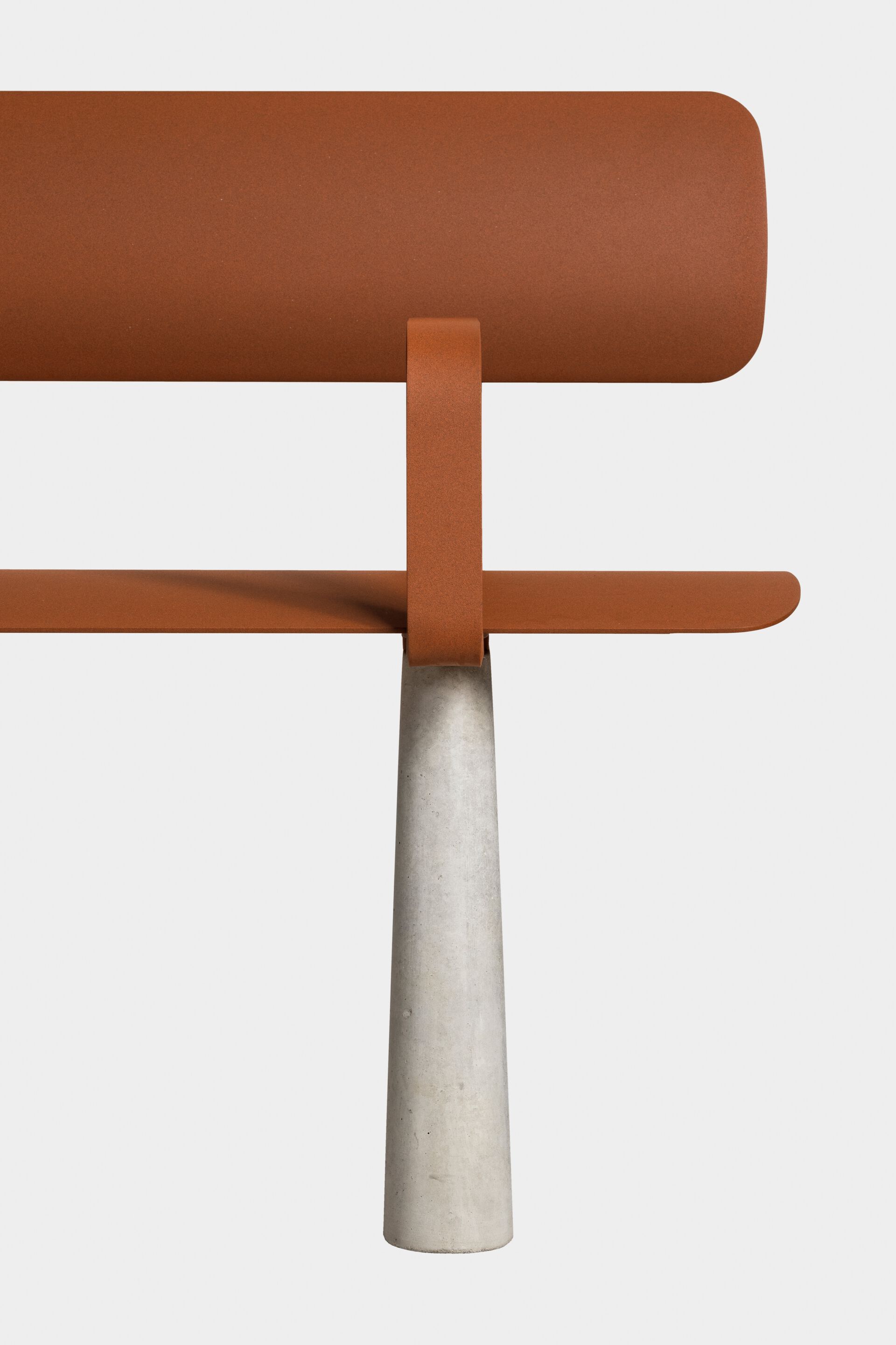 Стальная скамья с порошковым покрытием со спинкой FUNCTIONALS BEN ARCH-00041367 - Вид №13