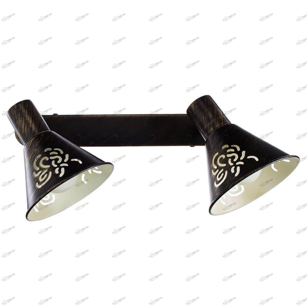 Спот настенный на 2 лампы коричневый Cono A5218AP-2BR ARTE LAMP CONO 00-3926226 Коричневый
