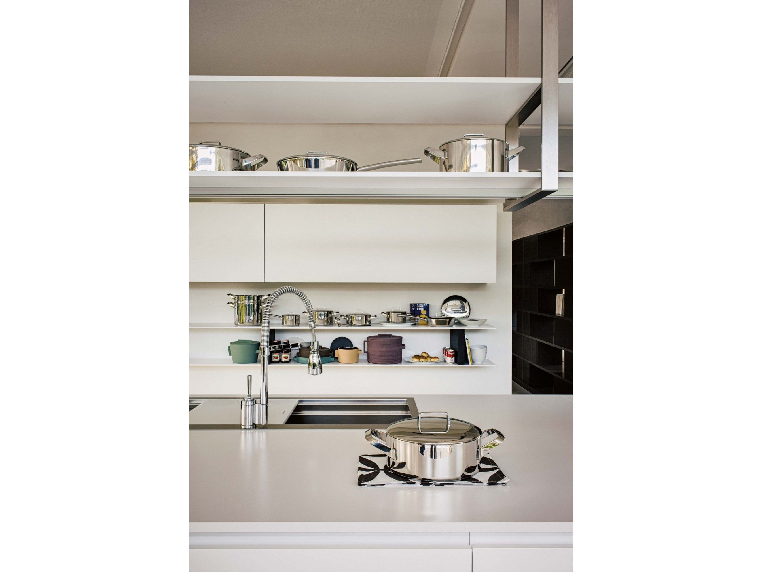 Горшок из нержавеющей стали с ручками Sambonet меню ARCH-00150276 - Вид №2