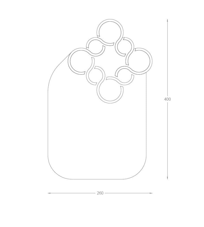 Квадратный однотонный ковер Natuzzi Italia RADICE ARCH-00137894 - Вид №2