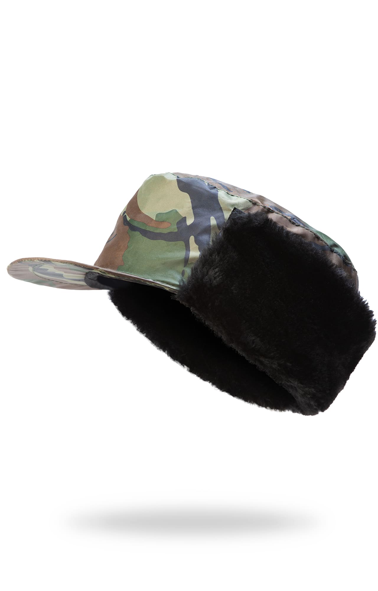 61455 Кепи "Охранник" зимняя камуфляж зеленая  Головные уборы  размер 57 Спецодежда 