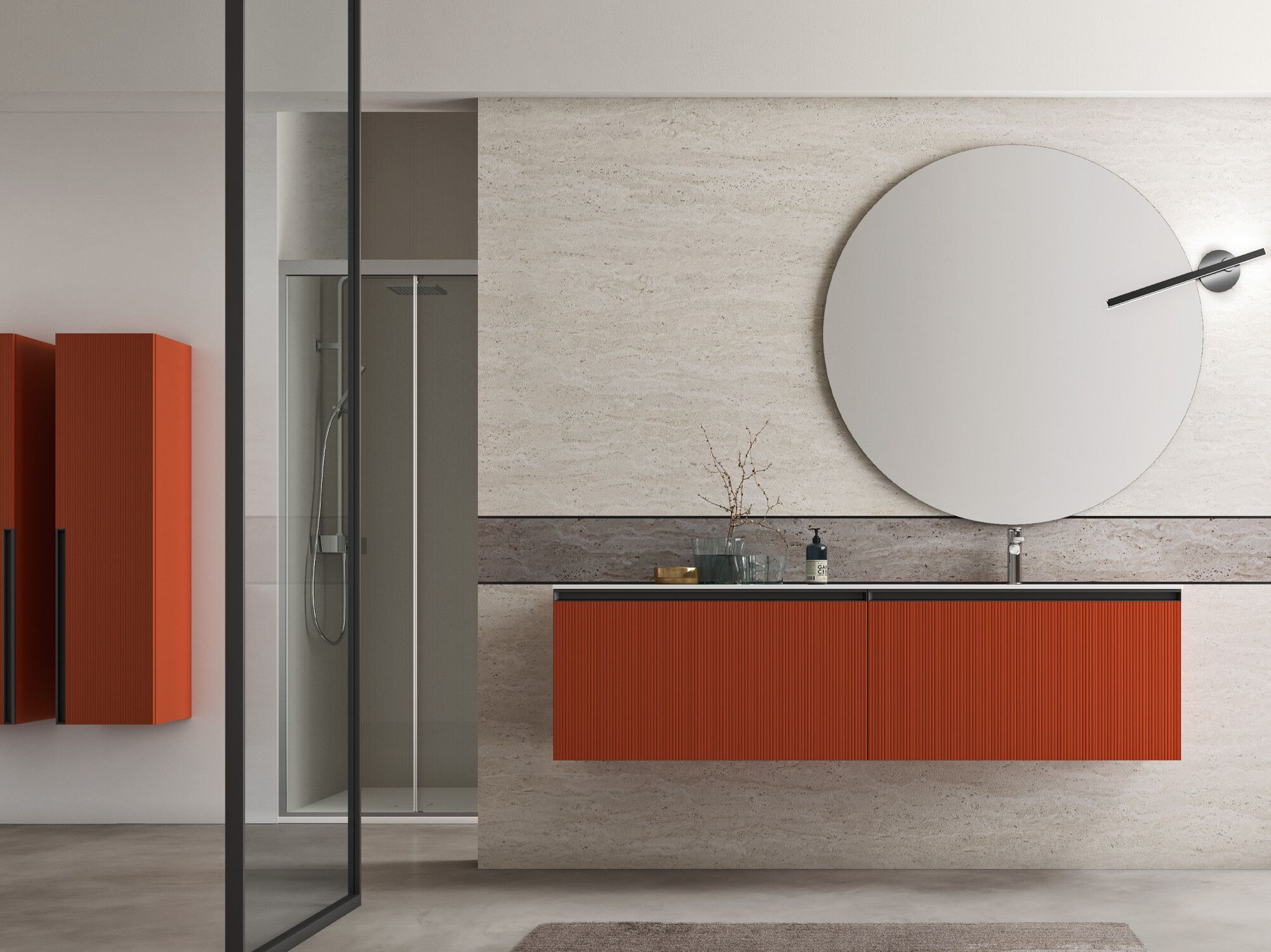 Подвесной умывальник с ящиками Gruppo Geromin Elite ARCH-00034719