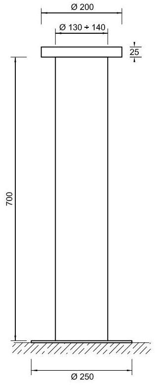 ENGI Светодиодный столб из нержавеющей стали  Engm  - Вид №4