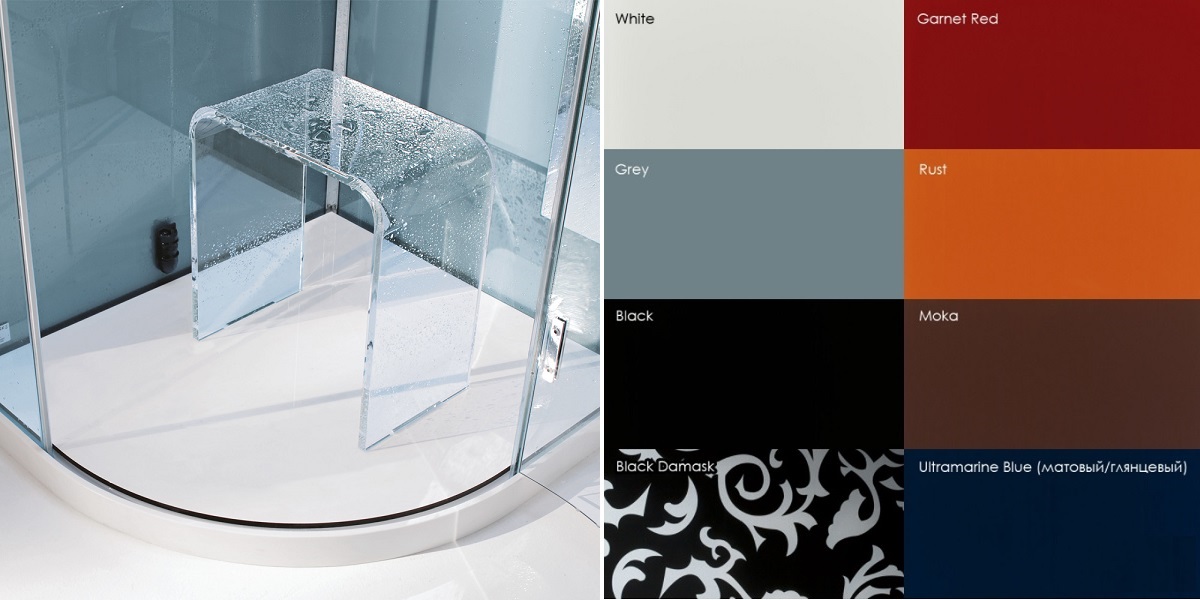 Душевая кабина угловая Tempo INTEGRA 100/100 см 1TPB1D3 Gruppo Geromin - Вид №2