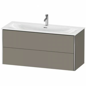 XS432609292 Тумбочка подвесная XSquare #XS4326 1210 x 478 мм Каменно-серый шелковисто-матовый лак