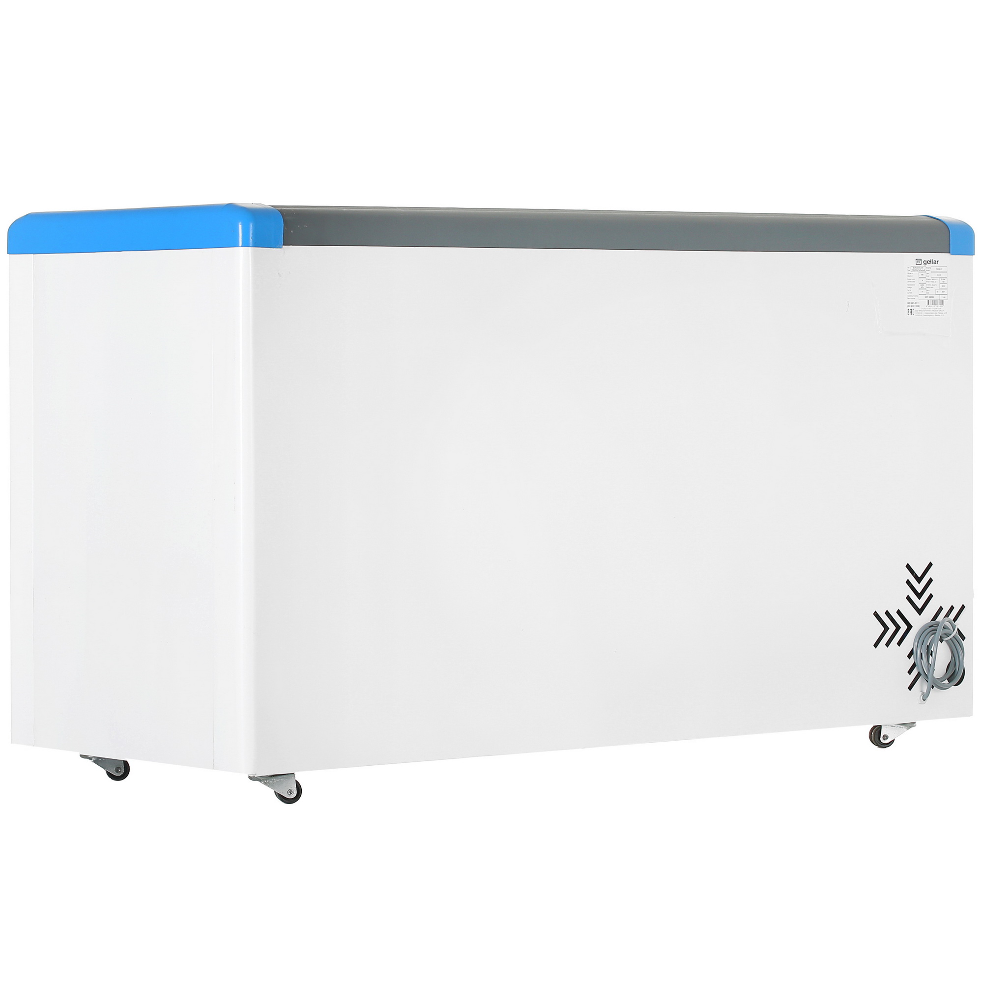 1109648 Морозильный ларь Frostor Gellar FG 500 С белый, синий STDN-0044325 - Вид №3