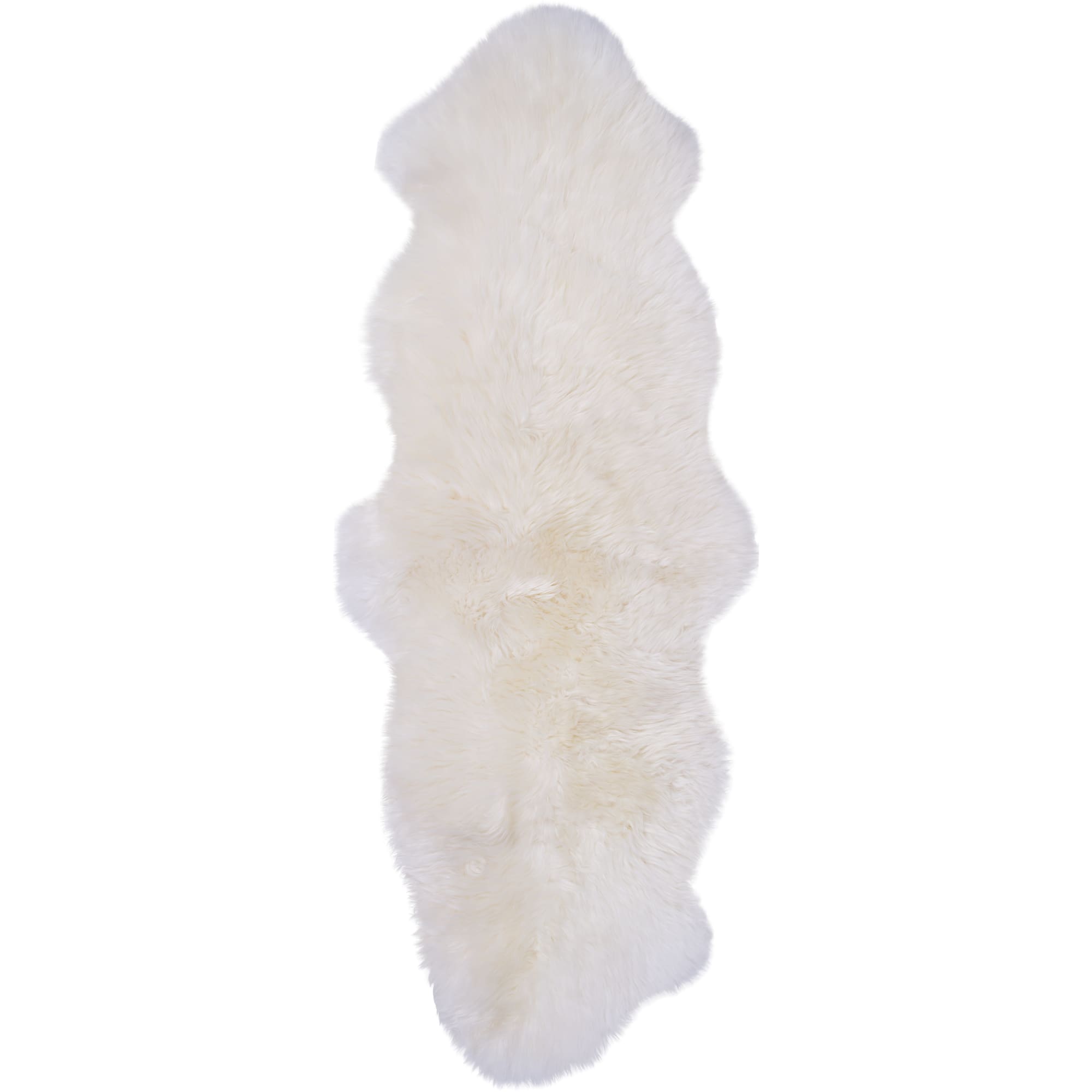 16353302 Шкура овечья двойная 1.55x0.5 м цвет белый Santreyd 