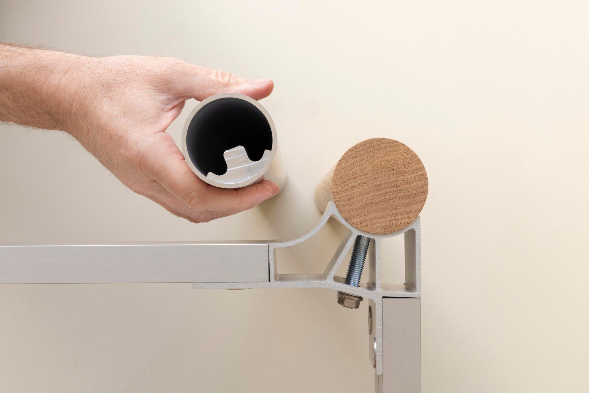 Круглый стол с алюминиевыми или твердыми дубовыми ножками Hay пристройка ARCH-00070353 - Вид №22