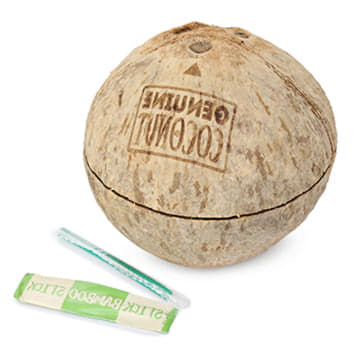 Кокос с трубочкой ~500 г Santreyd 25067