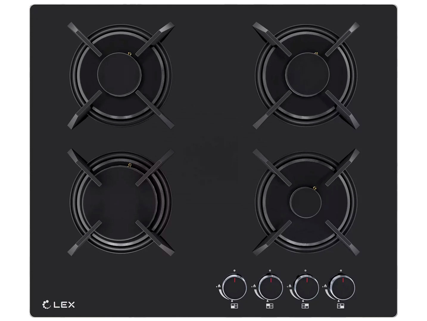 9101415 Газовая варочная поверхность LEX GVG 643A BBL STDN-0066860