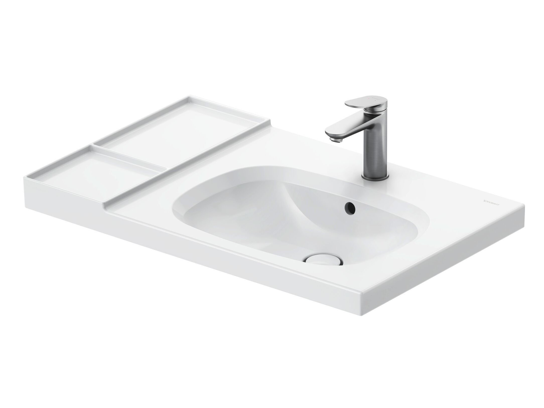 Керамическая раковина с полукруглой прямоугольной раковиной Duravit Aurena ARCH-00032157