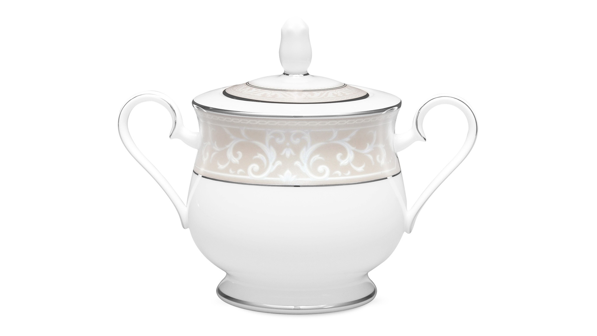 10655247 Noritake Сервиз чайный Noritake "Монтвейл, платиновый кант" на 6 персон 21 предмет Фарфор костяной  - Вид №4