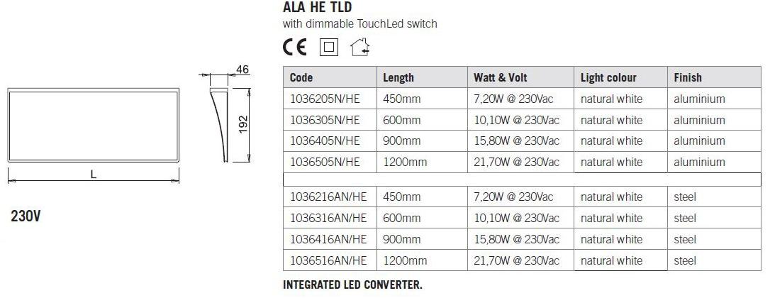 Domus Line Полка из алюминия и стекла со встроенной подсветкой sun-id-1467880 - Вид №5
