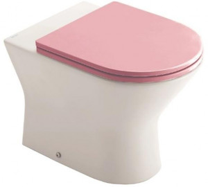 Набор Sanitana приставной INFANTIL: чаша BTW + крышка розовая