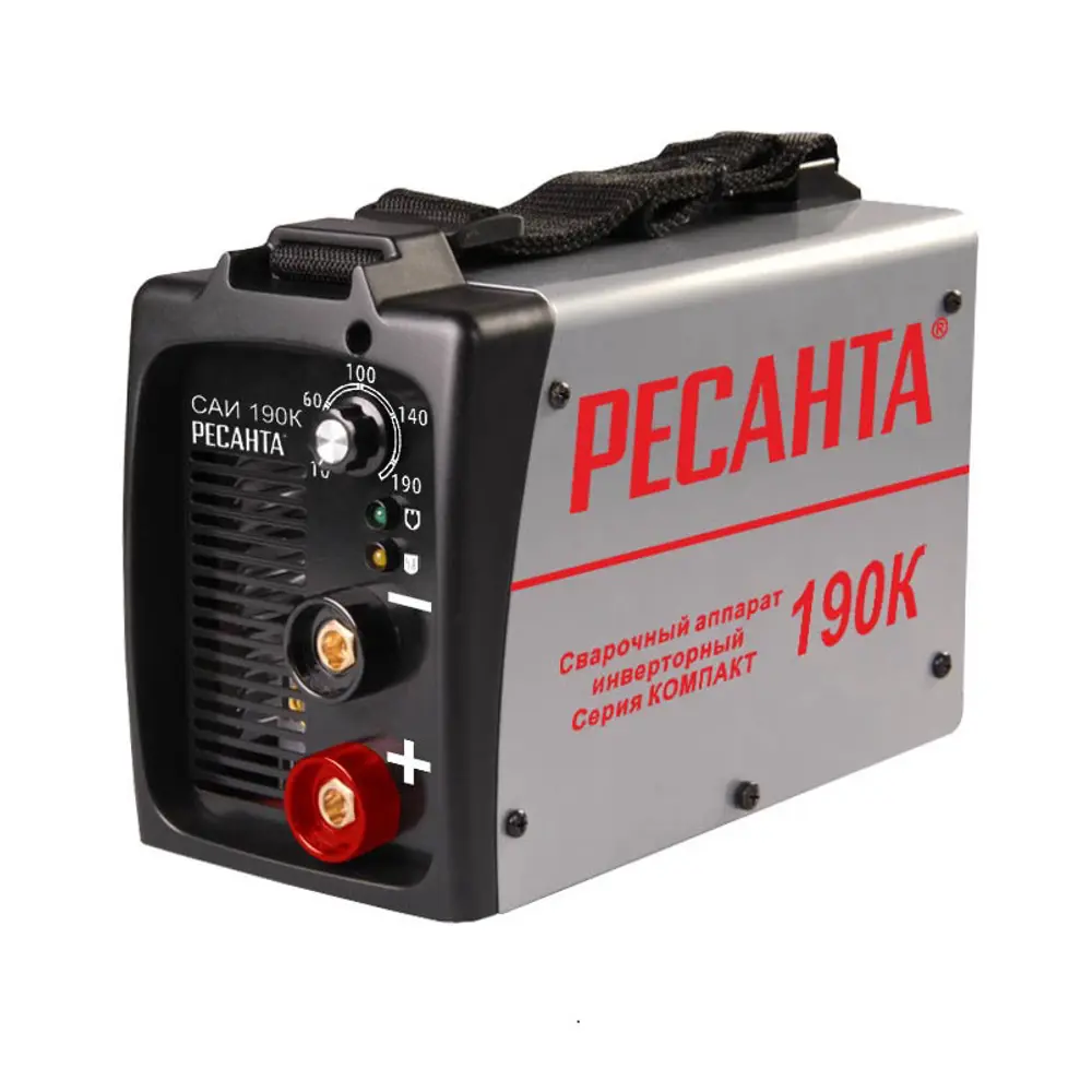 90039256 Сварочный аппарат инверторный Ресанта САИ-190К, 190 А, до 5 мм STLM-0092819