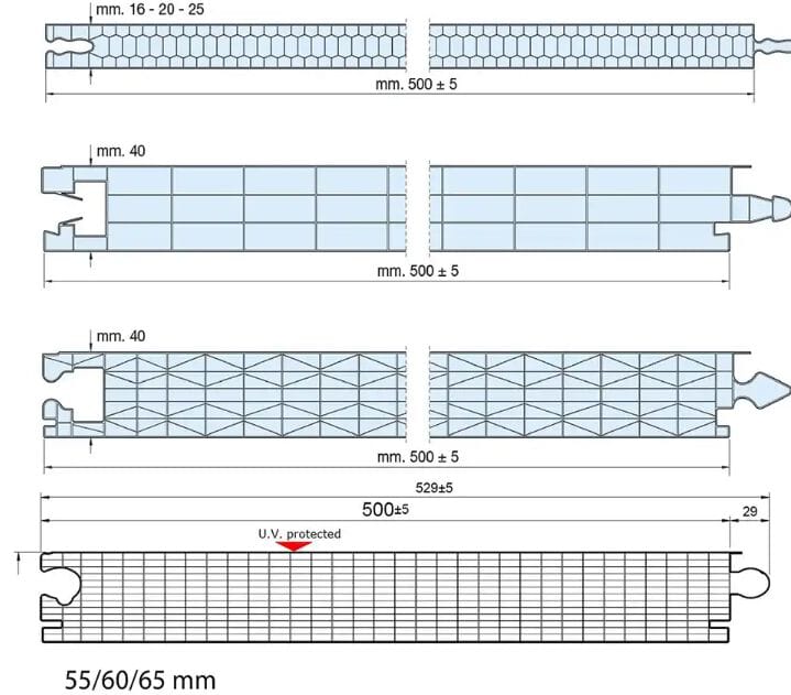 Лист поликарбоната PolyPiù PANELPIÙ 500/40 14P ARCH-00043506 - Вид №11