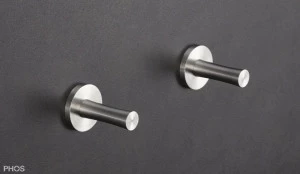 HF14-50K45-B Крючок для полотенец flow ø14 мм, длина 5,6 см для приклеивания. PHOS