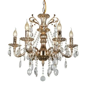 Подвесная люстра Omnilux OML-78903-06 OMNILUX ДИЗАЙНЕРСКИЕ 186220 Золотой