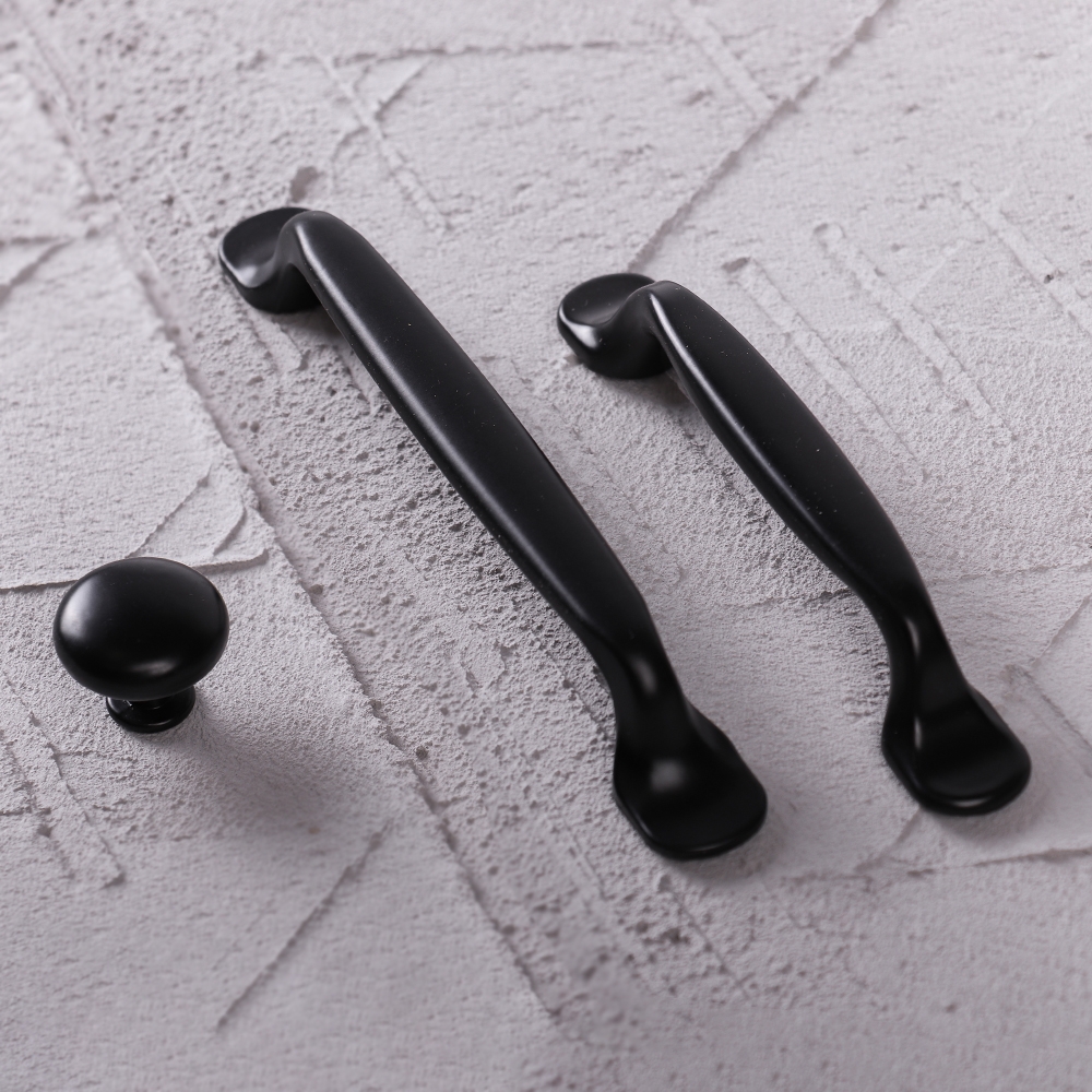 Мебельная ручка  Скоба, 96 мм, черный LJPS0168 Public Steel Россия  - Вид №4