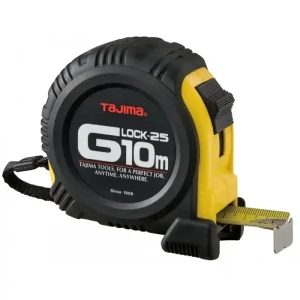 91566504 Рулетка Tajima G5PA0MT двухсторонняя шкала ударопрочная 10 м x 25 мм STLM-1344575