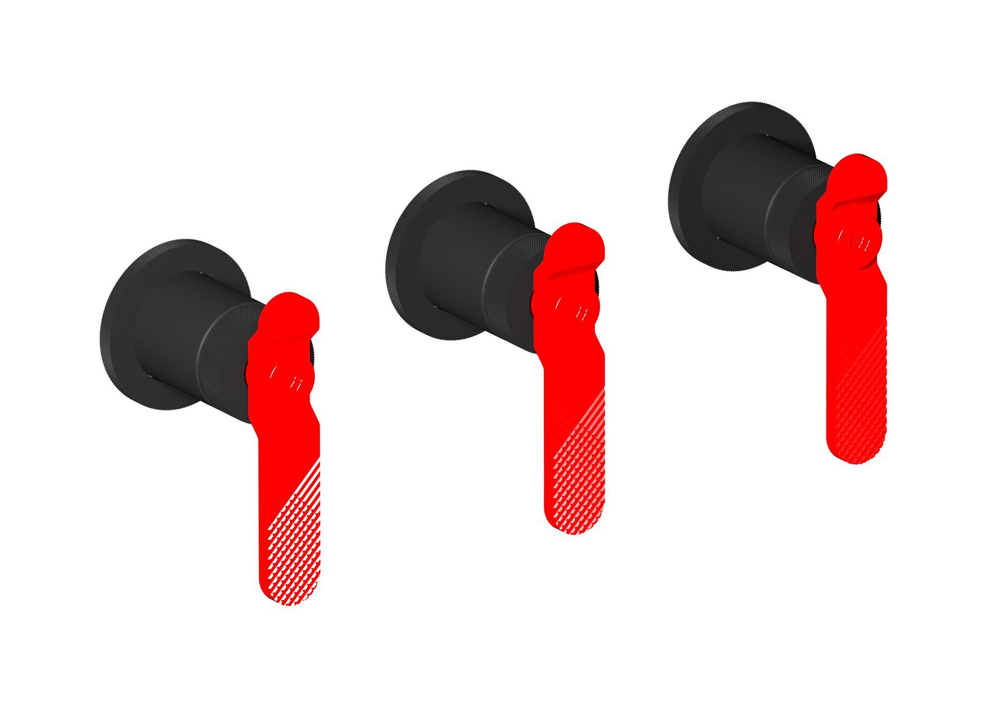 Встраиваемый смеситель для душа с 3 отверстиями IB Bold ARCH-00129314 - Вид №11