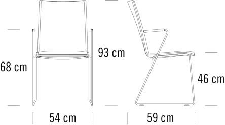 Thonet Кресло-санки с подлокотниками S 160 sun-id-1413632 - Вид №1