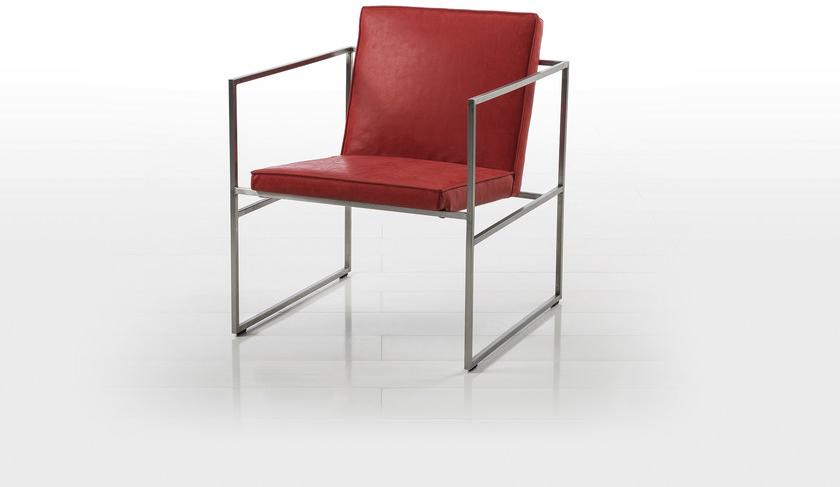 brühl Кожаное кресло-санки с подлокотниками Grace sun-id-1515669 - Вид №2