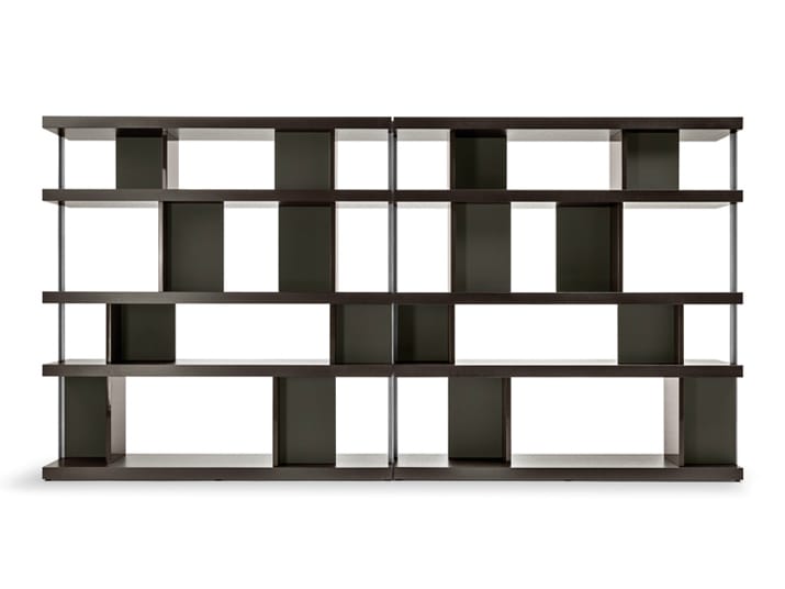 Деревянный двухсторонний книжный шкаф Poltrona Frau офис-системы управления ARCH-00147597 - Вид №3