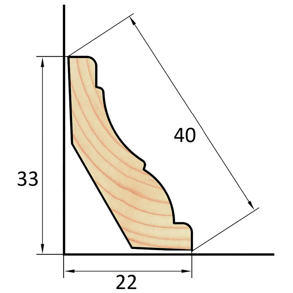 АРЕЛАН Плинтус разнобокий из массива сосны для элегантной отделки 81960903 STLM-0015475 - Вид №3
