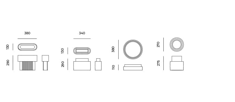 Ваза из Cimento® шпили ARCH-00071466 - Вид №7