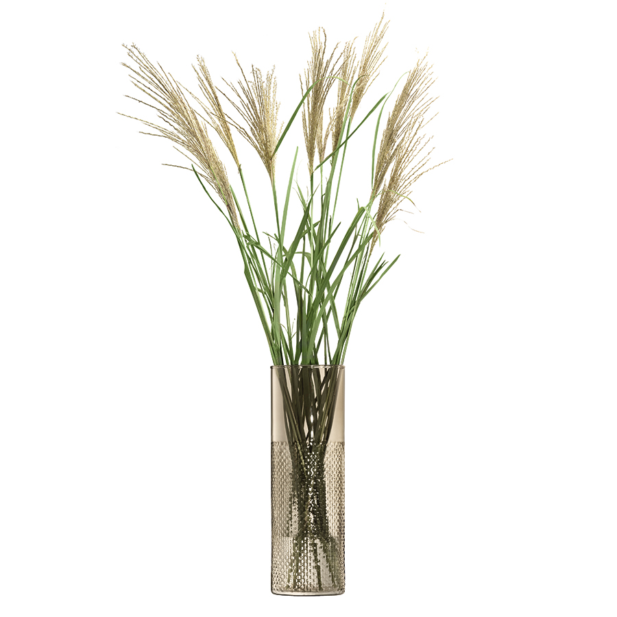 Ваза стеклянная коричневая 40 см Wicker LSA INTERNATIONAL ДИЗАЙНЕРСКИЕ 00-3894926 Коричневый  - Вид №3