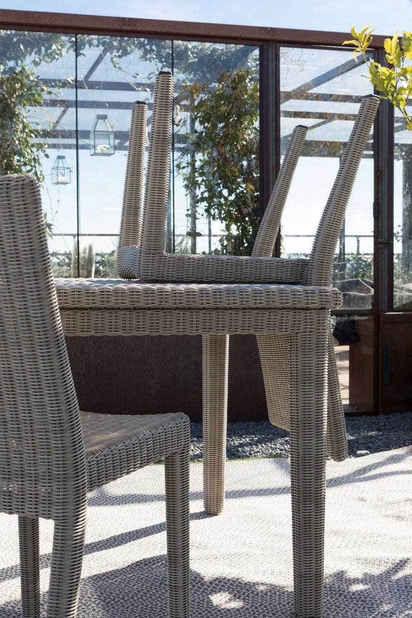 Unopiù Квадратный стол из waprolace® Sunstripe Sstaqug - Вид №1