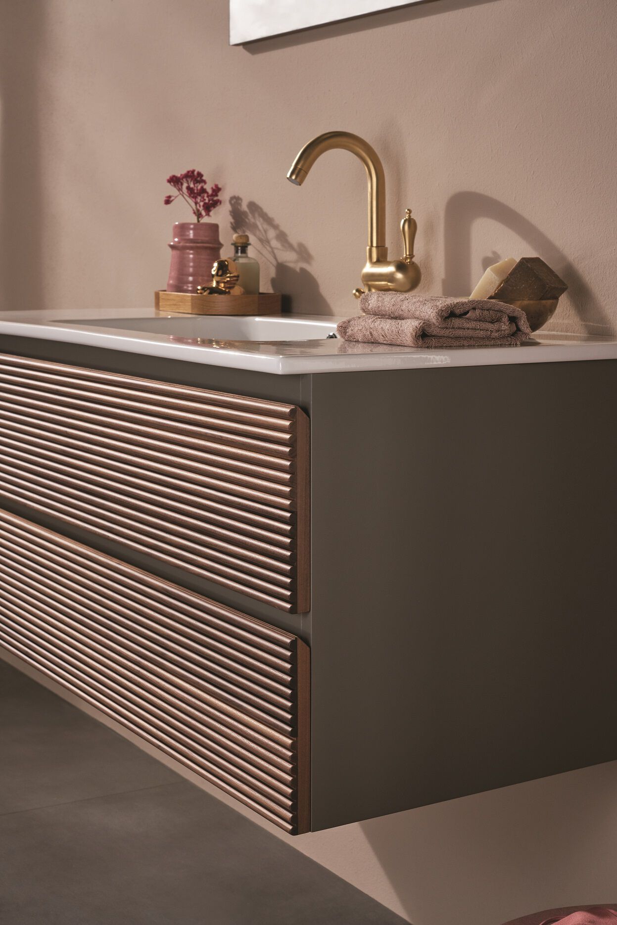 Полная мебель для ванной комнаты Gaia Mobili Contemporary ARCH-00081203 - Вид №1