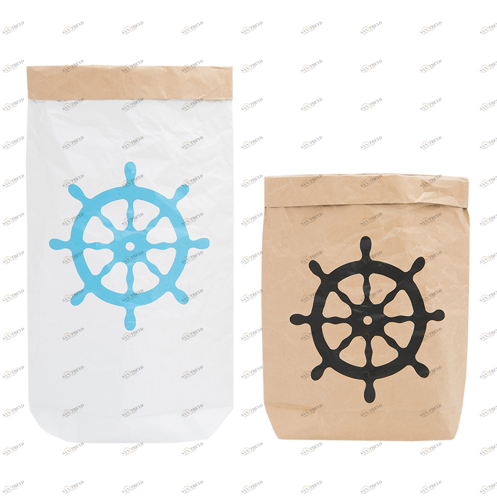 Эко-мешок для игрушек Wheel из крафт бумаги VAMVIGVAM  282003 Белый;бежевый Santreyd 