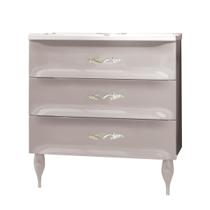 У71290 Тумба с раковиной Lumier 75Н 3в.я. White 1 Marka Art