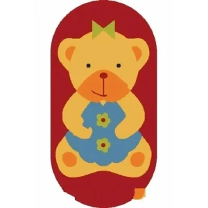 91608494 Ковер Agnella Fryz-Elipsa Misia F Amaryllis овал 80x160 см полипропилен STLM-1535901