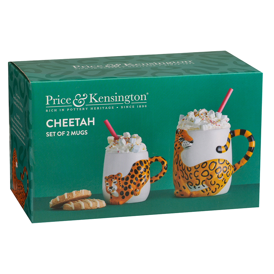 P_0059.078 Набор из 2 кружек cheetah, 405 мл и 195 мл Price&Kensington  - Вид №6